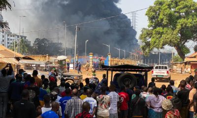 Clashes in Guinea over fuel supply after oil depot blast kills at least 23