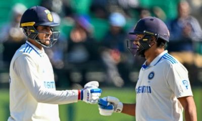 India stretch lead to 255 after Rohit, Gill tons